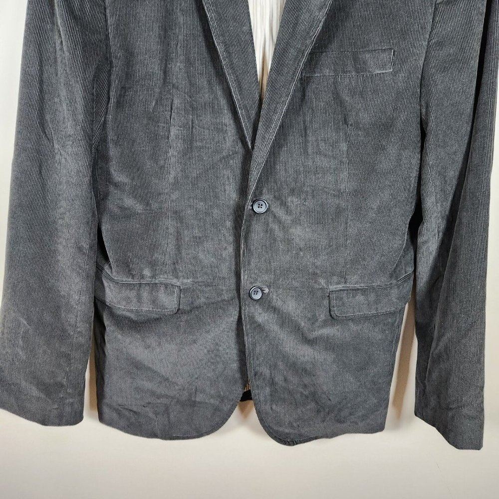 Banana Republic Blazer Mens 42R Dark Brown Corduroy Cotton Sports Coat Jacket - Picture 3 of 11